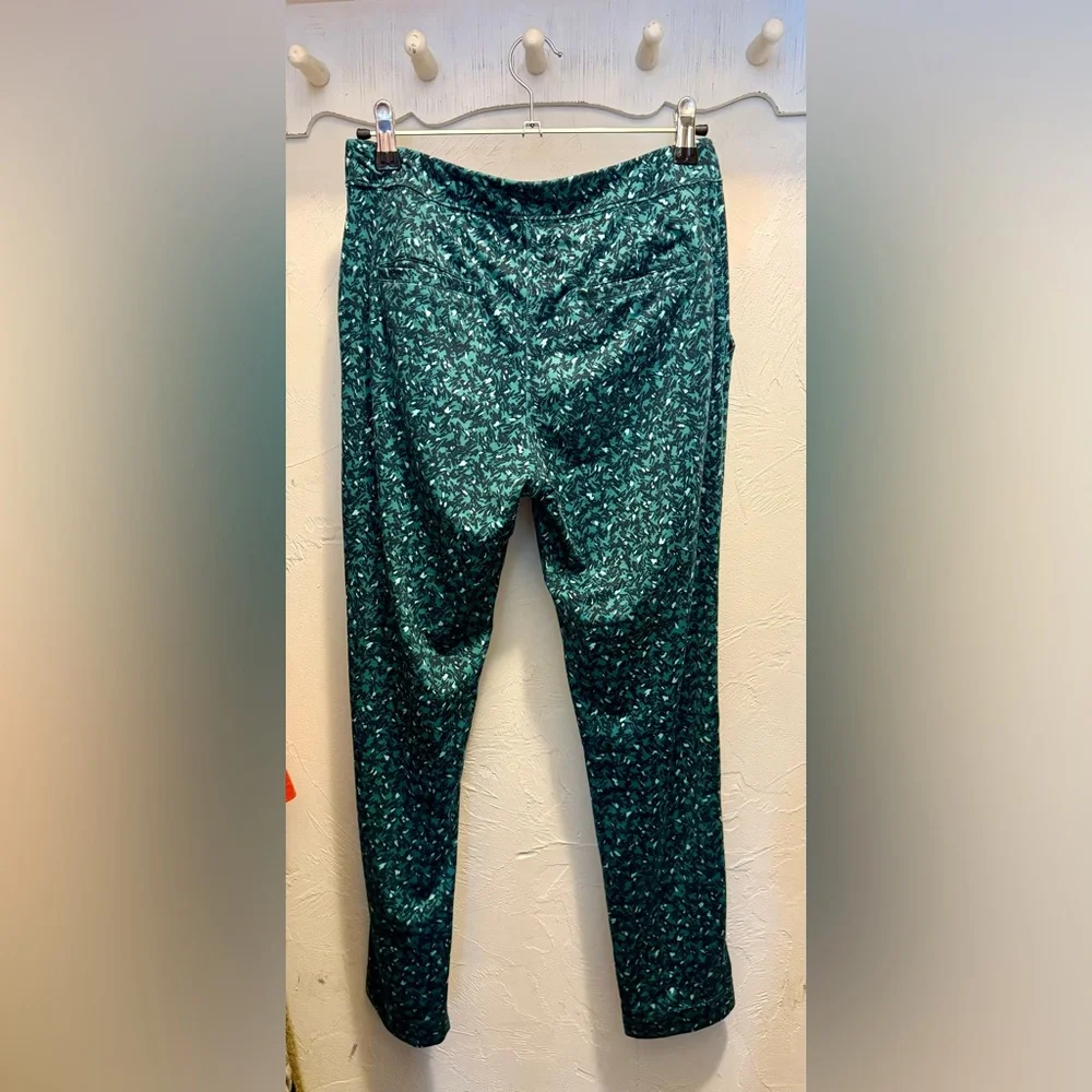 Lululemon Jet Crop (Slim) *Luxtreme Mountain Peaks Black Forage Teal - Picture 11 of 14